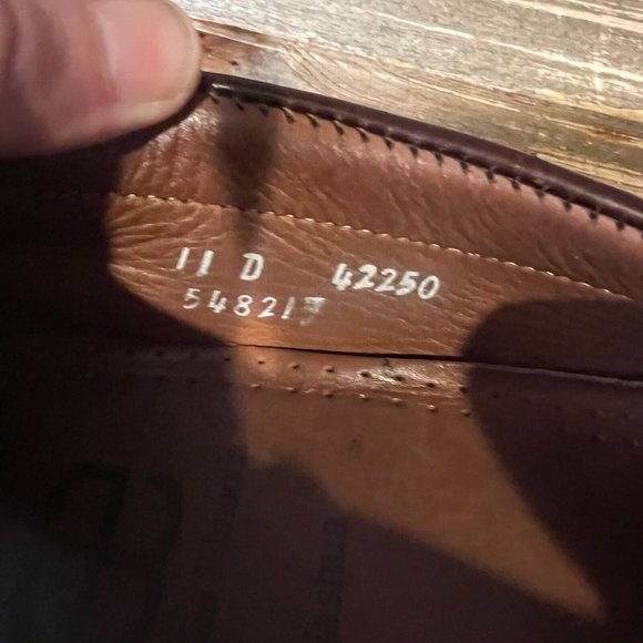 Mens Allen Edmonds Nausha Black Leather Fringe Tassel Comfort Loafers Size 11 D - Picture 6 of 6